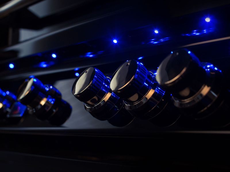 Whistler Fairford Black Outdoor Kitchen with Burford 5-Burner BBQ | 2.9M