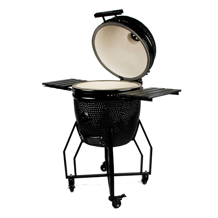 Yakiniku Large 19" Kamado Black Edition and Trolley