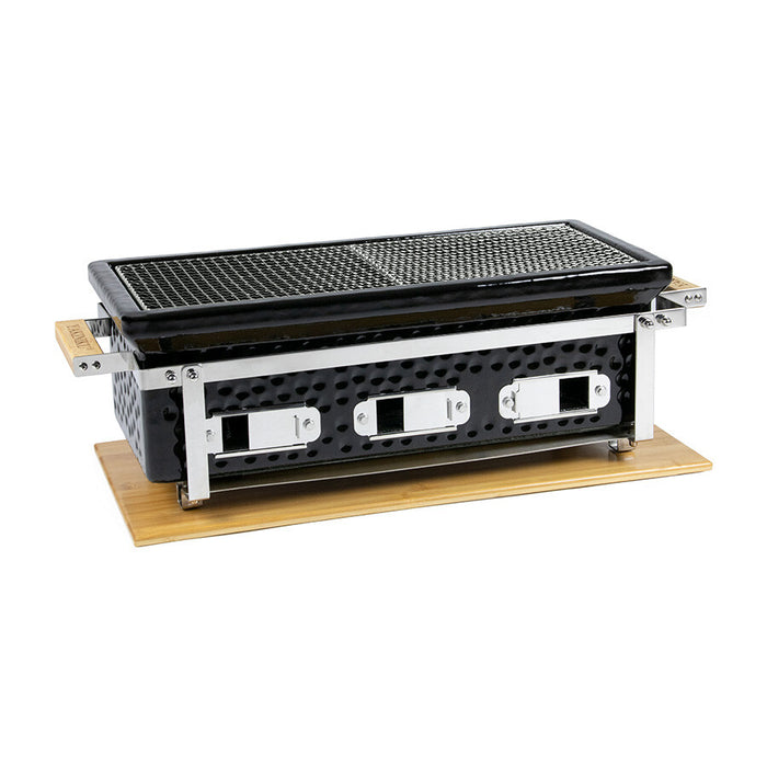 Yakiniku rectangular shichirin | konro & yakitori grill Large