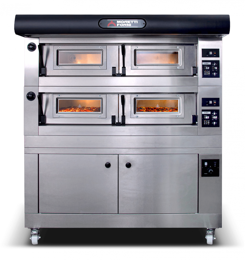MORETTI FORNI P120EC/180 - 6 X 600 X 400MM TRAY ELECTRIC BAKERY DECK OVEN