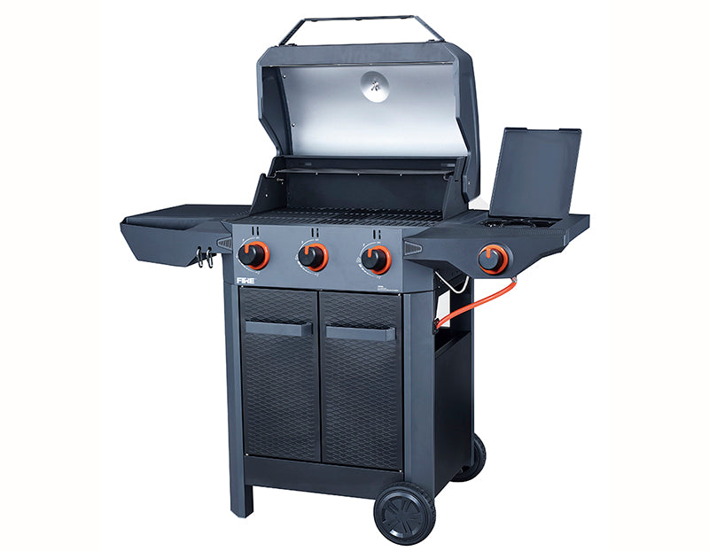 Halmo 3B Family Gas Grill with side burner