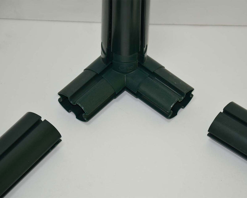 Hobby Gardener 8 ft. x 16 ft. Greenhouse Kit - Green Structure & Frost Twinwall Panels