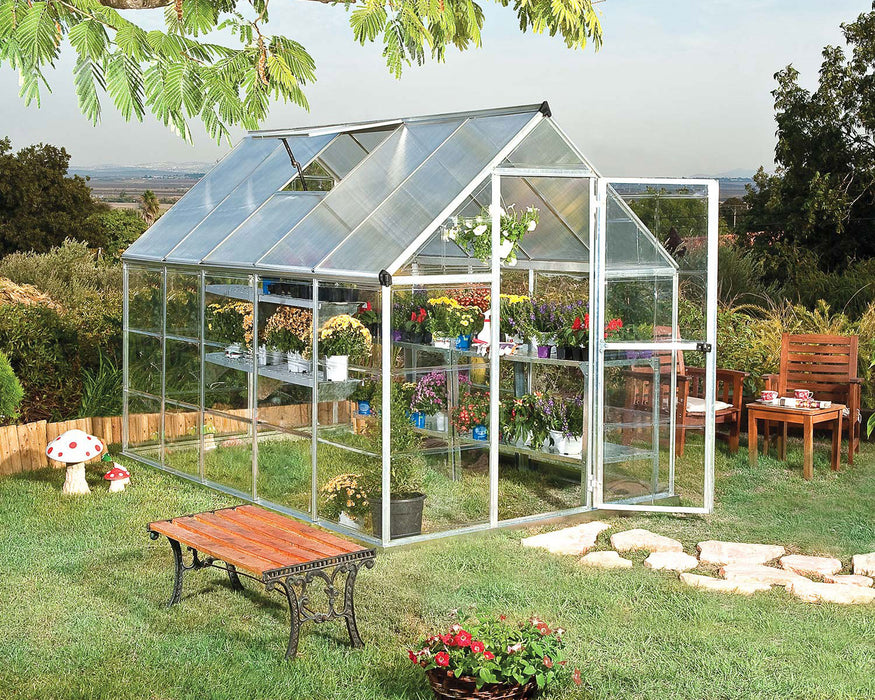 Hybrid 6 ft. x 10 ft. Greenhouse Kit - Hybrid Panels