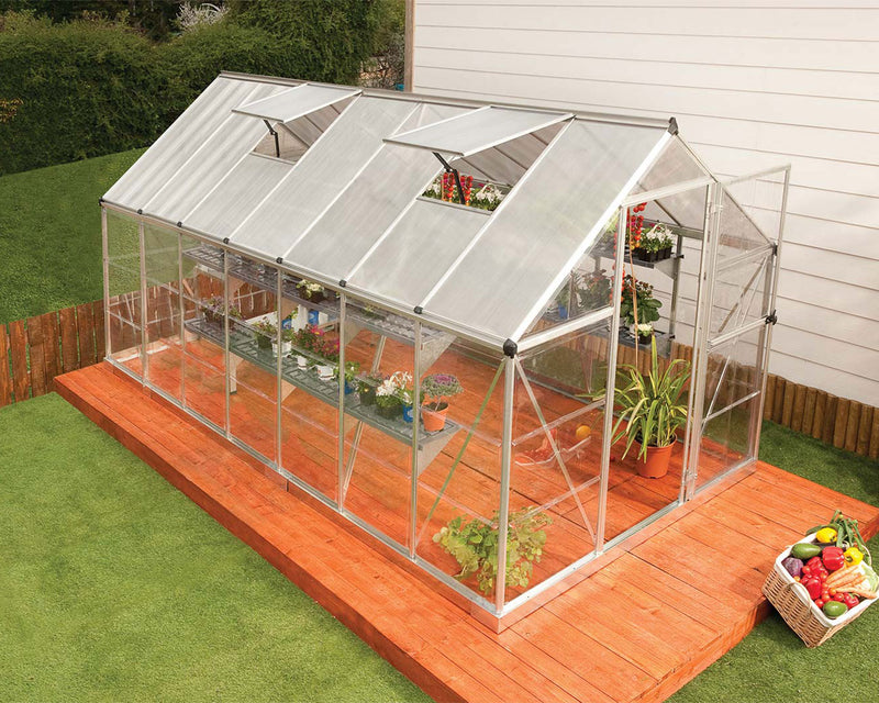 Hybrid 6 ft. x 14 ft. Greenhouse Kit - Hybrid Panels