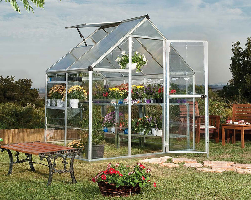 Hybrid 6 ft. x 4 ft. Greenhouse Kit - Hybrid Panels