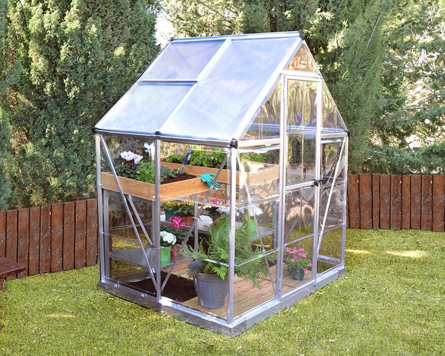 Hybrid 6 ft. x 4 ft. Greenhouse Kit - Hybrid Panels