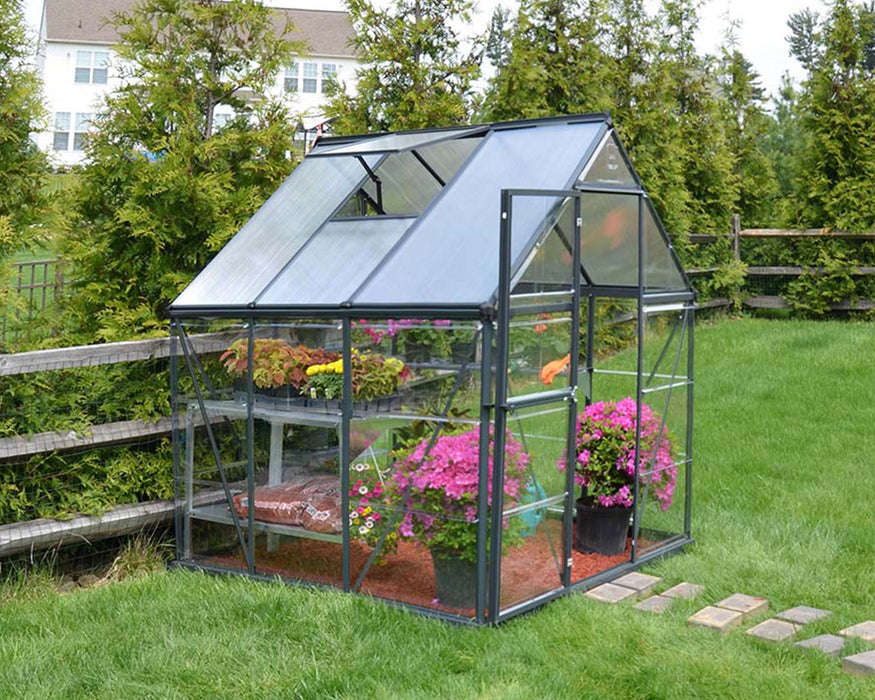 Hybrid 6 ft. x 6 ft. Greenhouse Kit - Hybrid Panels