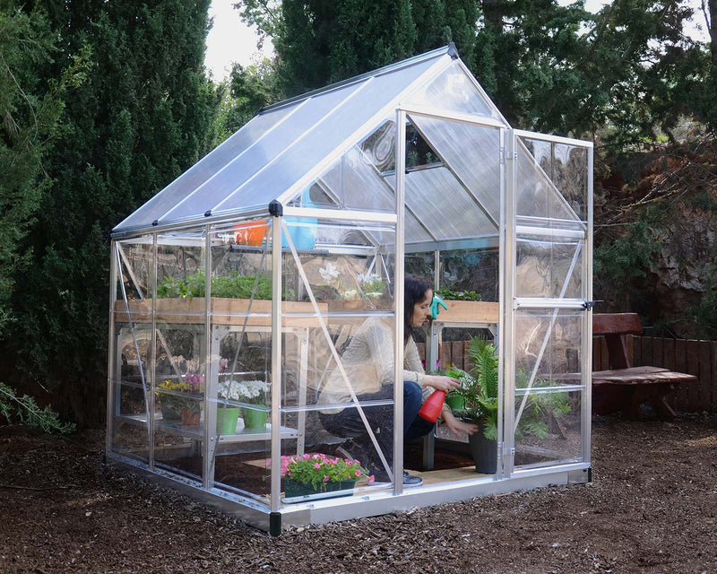 Hybrid 6 ft. x 4 ft. Greenhouse Kit - Hybrid Panels