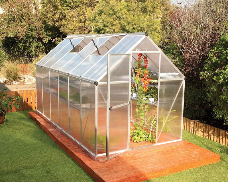 Mythos 6 ft. x 12 ft. Greenhouse Kit - Twinwall Panels