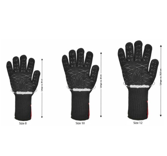Feuermeister Grill Gloves Aramid Black