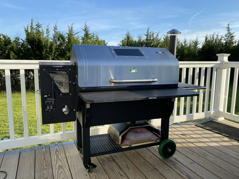 GMG GRILLS PEAK GRILL & SMOKER STAINLESS STEEL