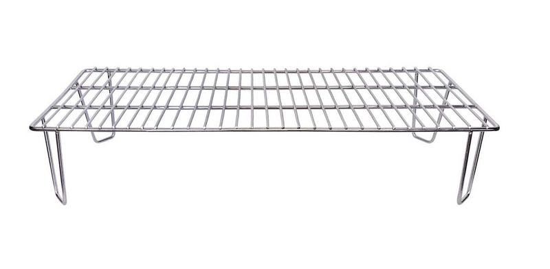 Green Mountain Grill Heavy Duty Upper Front Shelf Warming Rack for Daniel Boone Pellet Grill, Silver