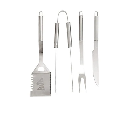 Green Mountain Grill GMG-4017 Stainless Four-Piece BBQ Tool Set