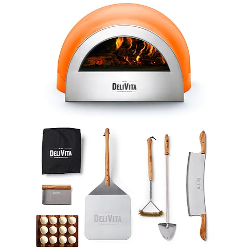 DeliVita Pizza Oven Orange Blaze Collection