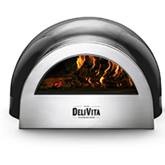 DeliVita Wood-Fired Pizza Oven - Very Black