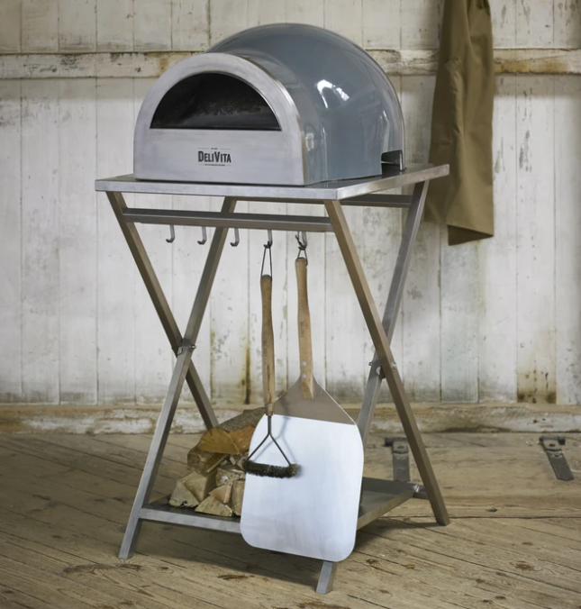 DeliVita Deluxe Pizza Oven Stainless Steel Stand