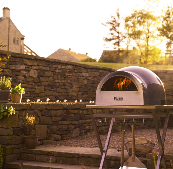 DeliVita Wood-Fired Pizza Oven - Very Black - Pizzaiolo Collection