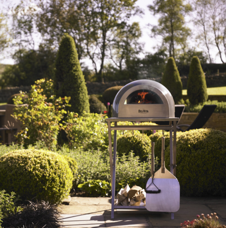 DeliVita Wood-Fired Pizza Oven - Hale Grey - Pizzaiolo Collection