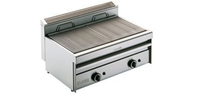 Arris gv855 grillvapor slimline gas radiant chargrill with water tray
