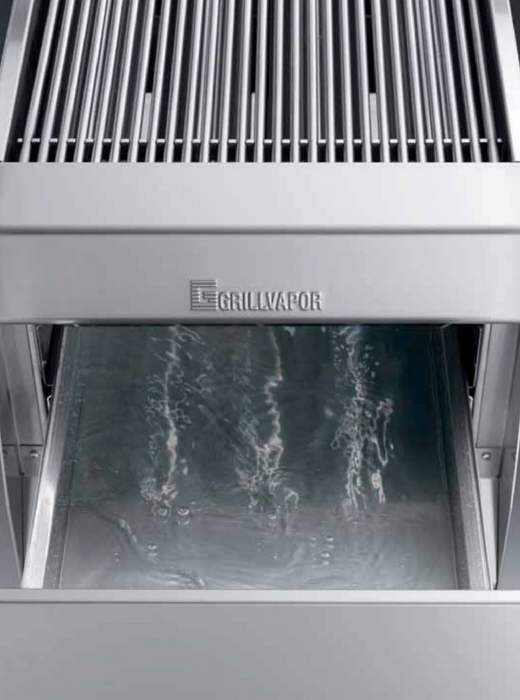 Arris GV1207 grillvapor gas radiant chargrill with water tray