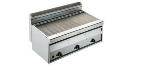 Arris GV1207 grillvapor gas radiant chargrill with water tray