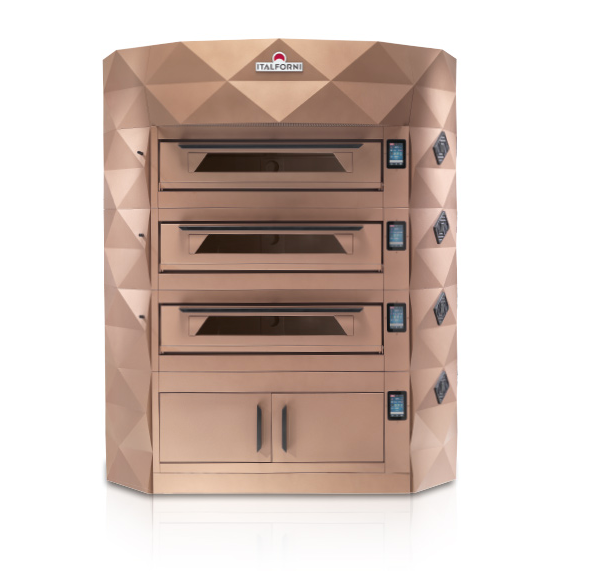 ITALFORNI DIAMOND - pizza deck ovens, can be wall or island sited