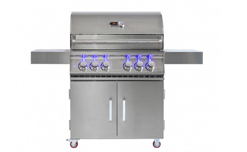 Whistler Bibury 4 Burner Barbecue with Rotisserie and Weather Cover