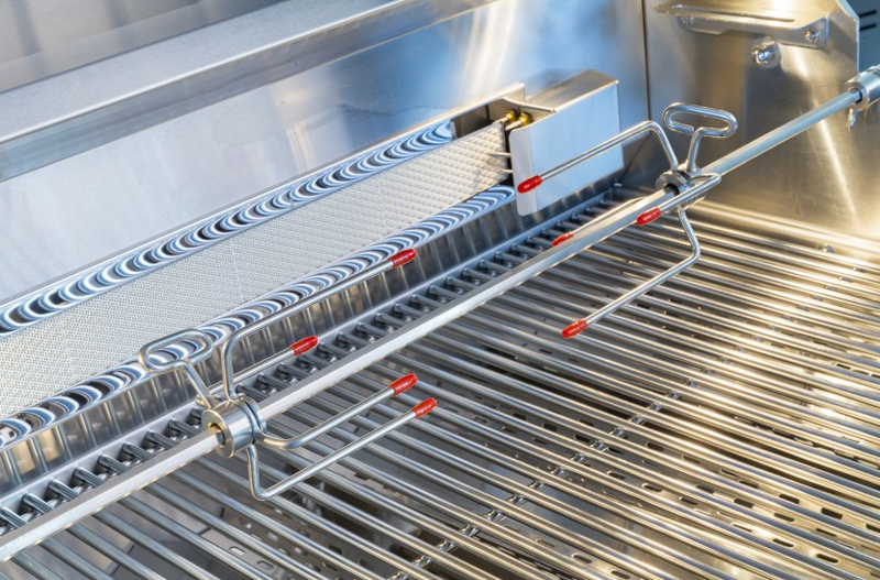 Whistler Bibury 4 Burner Barbecue with Rotisserie and Weather Cover