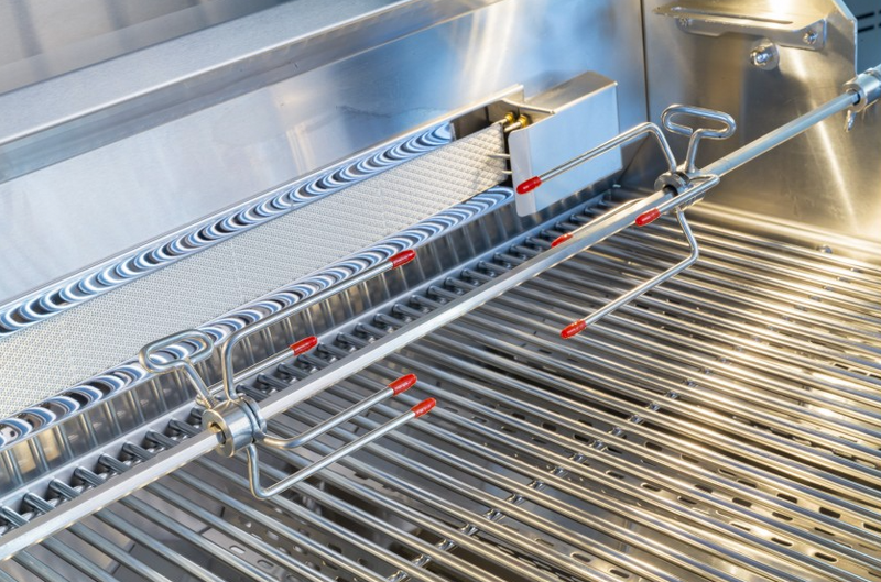 Whistler Bibury 5 Burner Barbecue with Rotisserie and Weather Cover