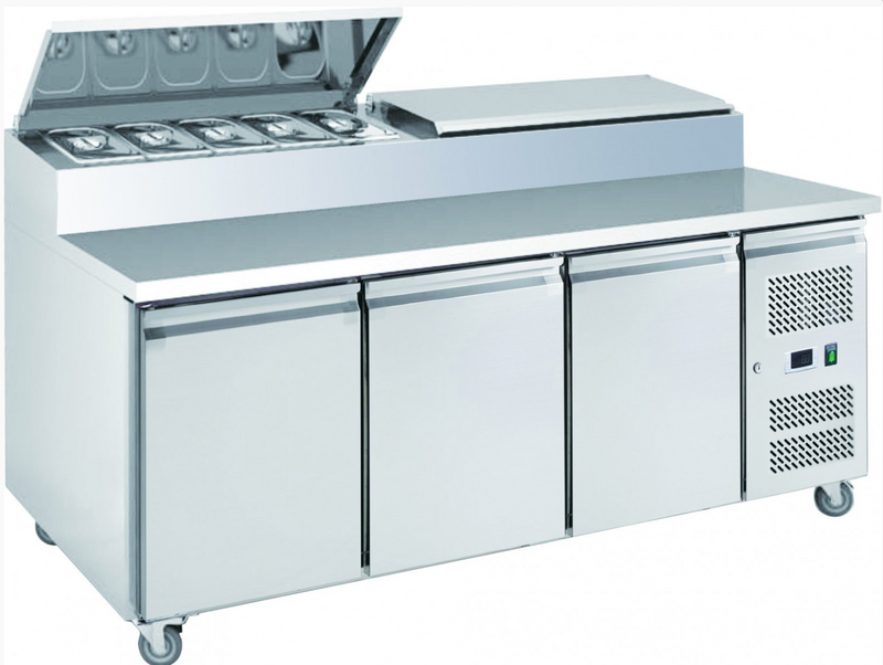 CHEFSRANGE SP370 - 3 DOOR PREP COUNTER