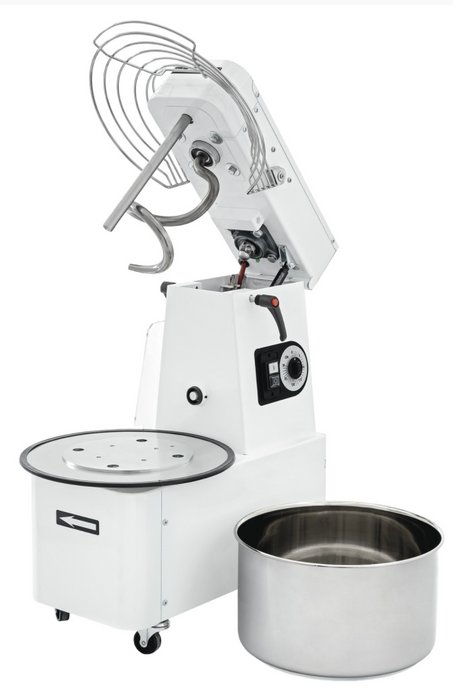 Irv30 - 32 litre variable speed spiral mixer with raising head & removable bowl