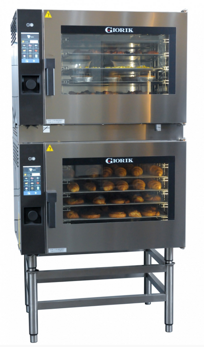 GIORIK MOVAIR MTE5XW-RST stacked electric combi/bake off oven with wash system
