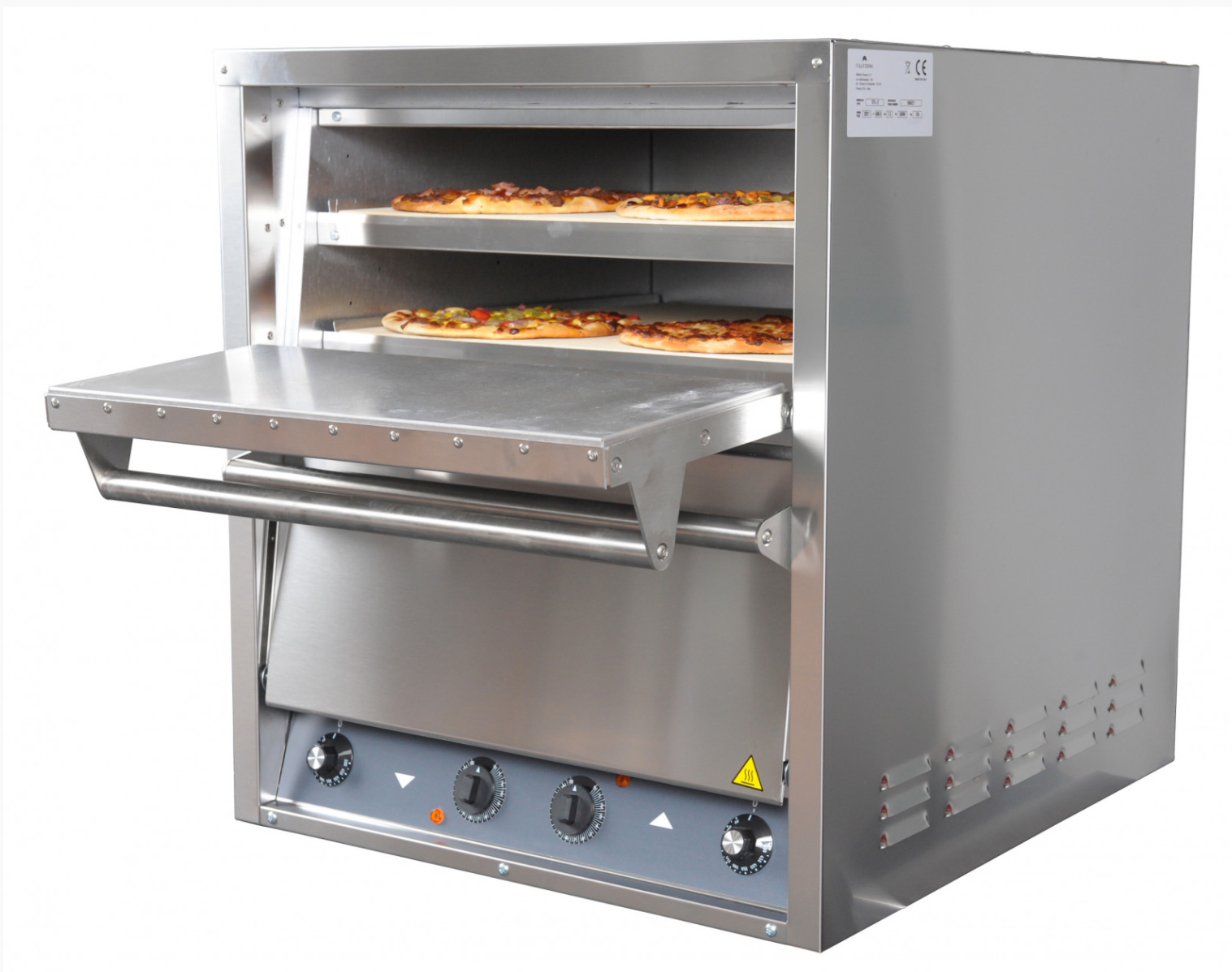 ITALFORNI IT2+2 TWIN DOOR PIZZA OVEN WITH 4 COOKING DECKS - 4 X 20" PIZZA CAPACITY