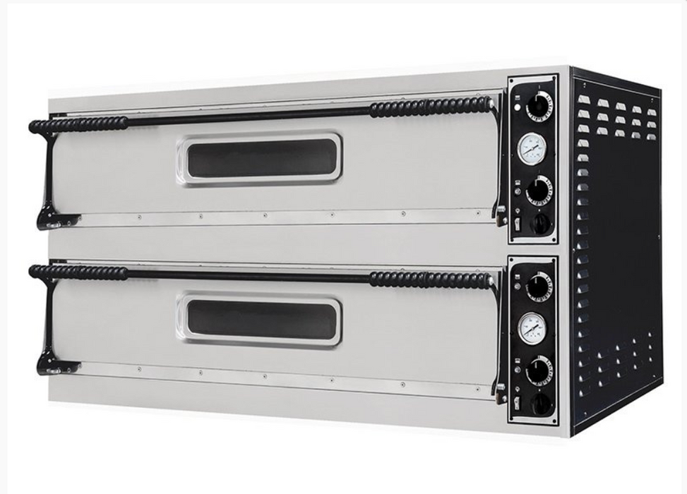 Prisma XL22LEU High Power Slimline Twin Deck Electric Pizza Oven – 4 X 16” Pizzas