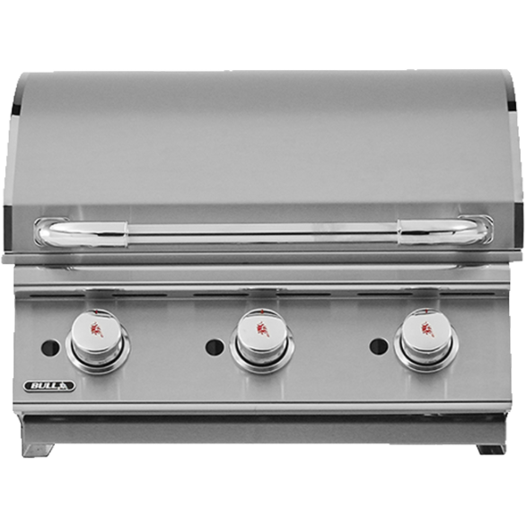 Bull Plancha Commercial Style Built-In 3 Burner Griddle