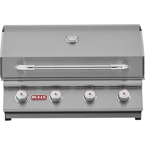 Bull Outlaw Built-in 4 Burner Gas BBQ Grill - Stainless Steel
