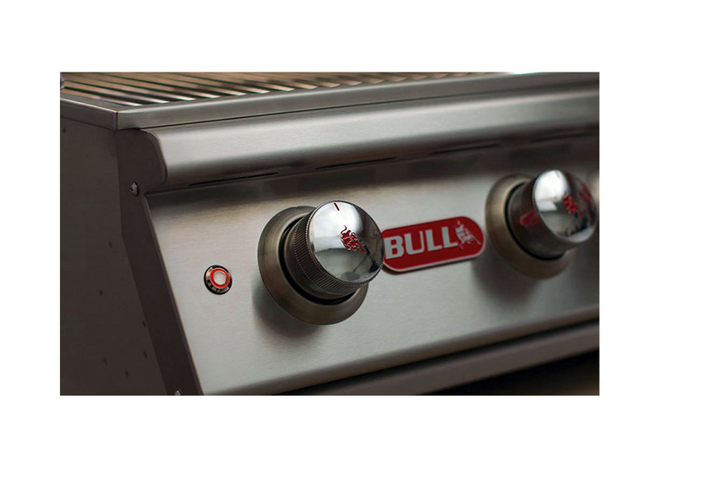 Bull  Built-in 7 Burner Gas BBQ Grill - Stainless Steel