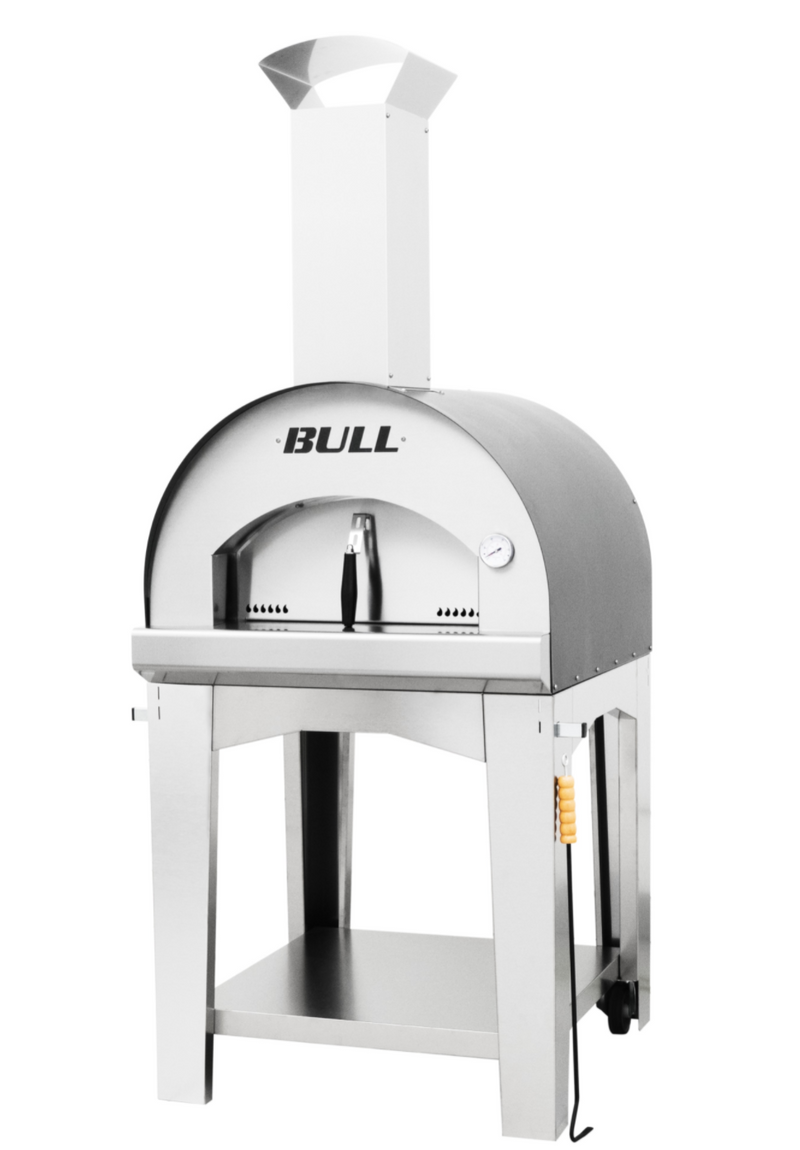 Bull Large Wood-Fired Pizza Oven and Cart
