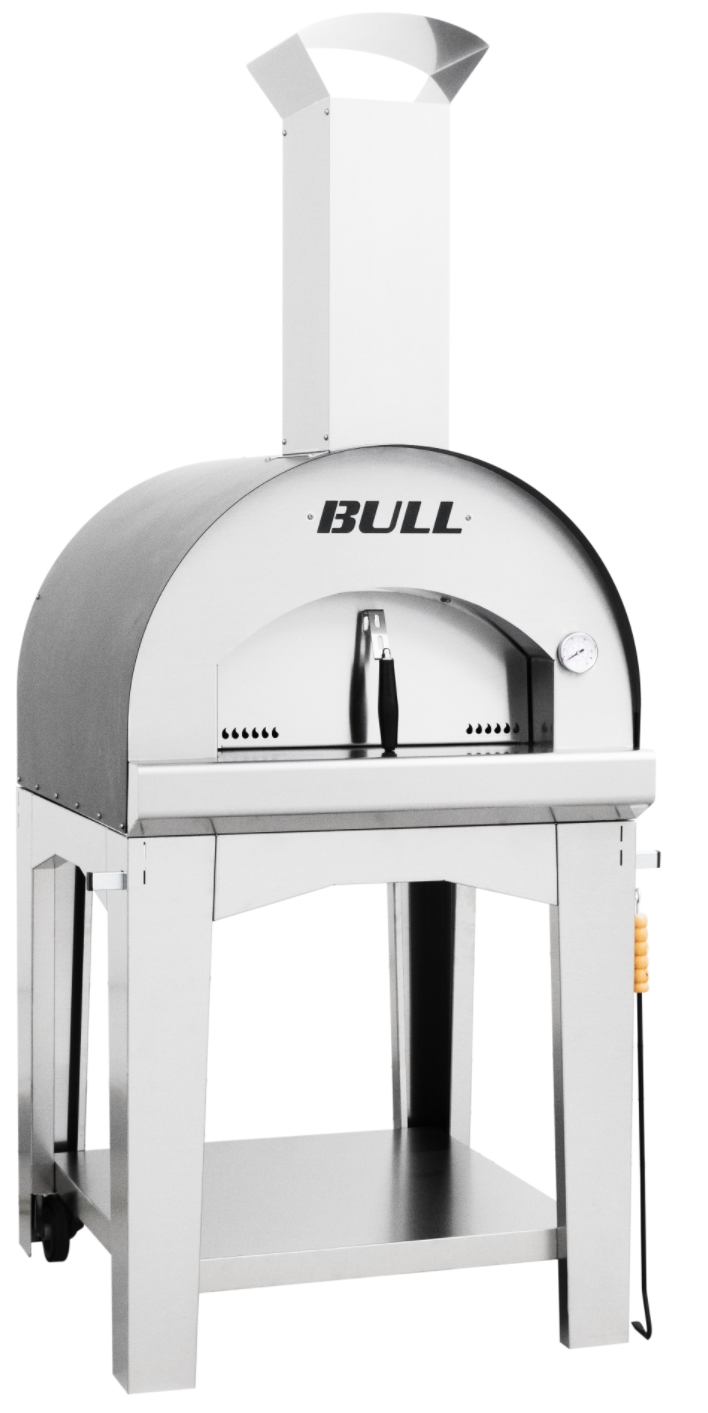 Bull Large Wood-Fired Pizza Oven and Cart