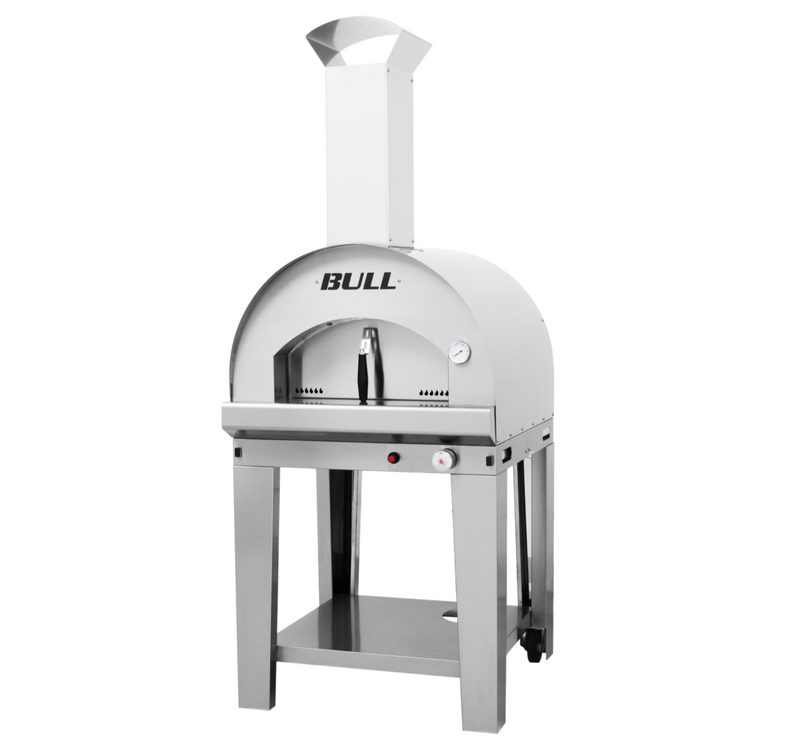 Bull Large Gas-Fired Pizza Oven and Cart