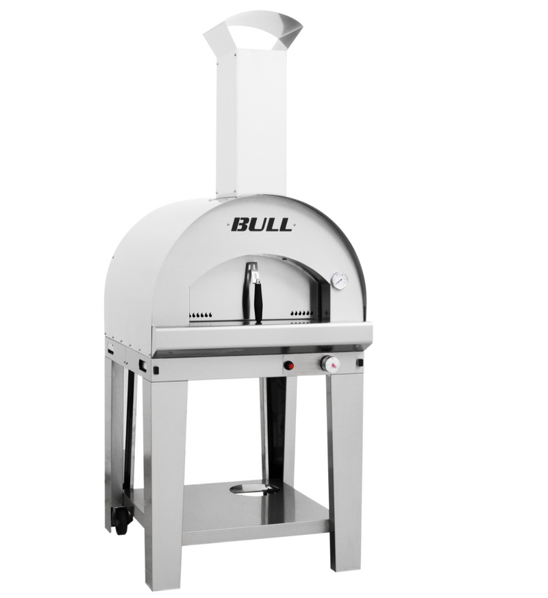 Bull Large Gas-Fired Pizza Oven and Cart