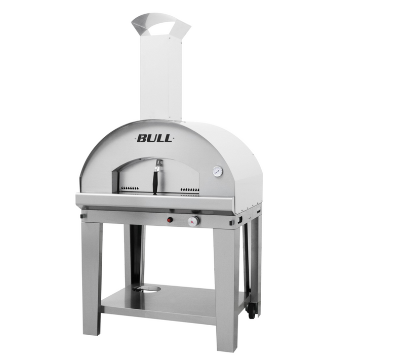Bull Extra Large Gas-Fired Pizza Oven and Cart