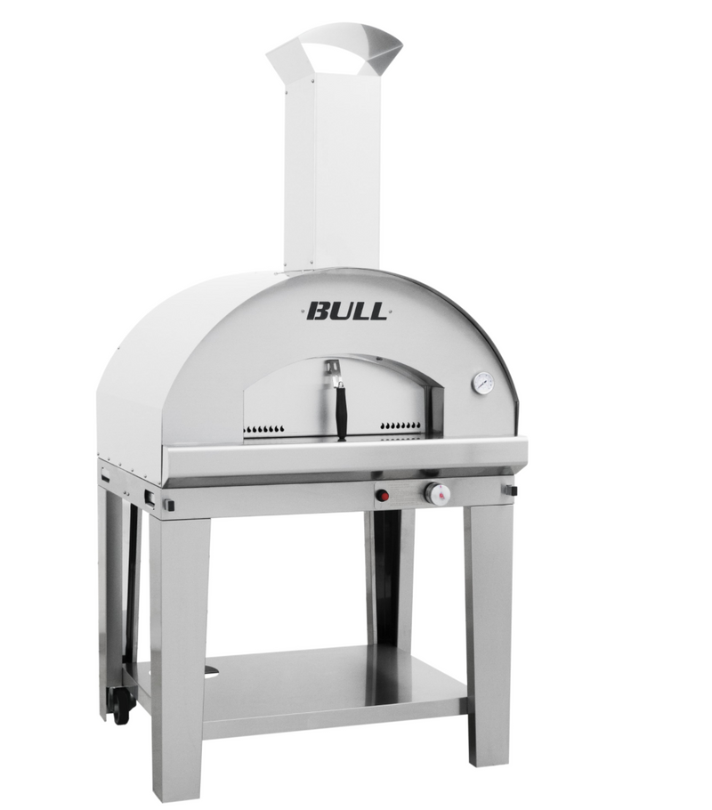 Bull Extra Large Gas-Fired Pizza Oven and Cart