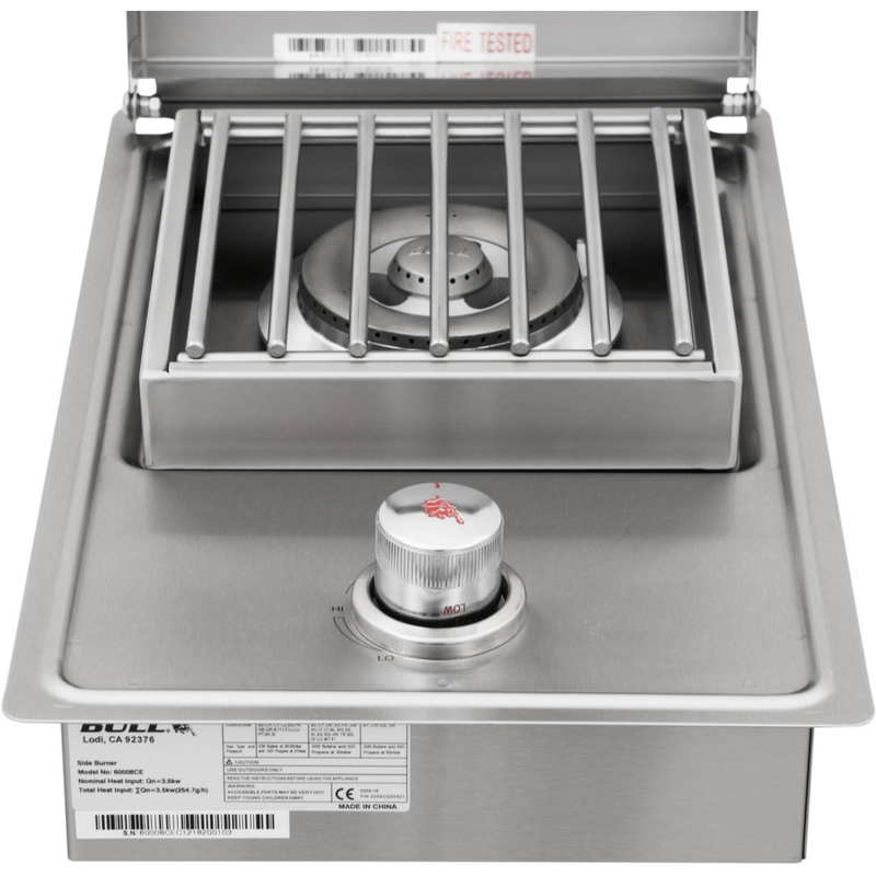 Bull Drop-In Stainless Steel Side Burner