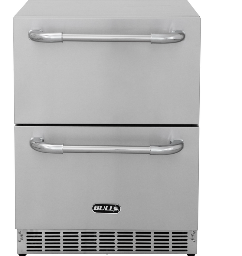 Bull Double Drawer Premium Outdoor Rated S/Steel Fridge 150Lts