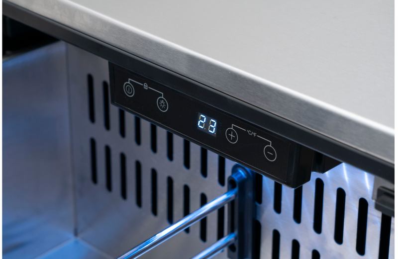 Bull Double Drawer Premium Outdoor Rated S/Steel Fridge 150Lts