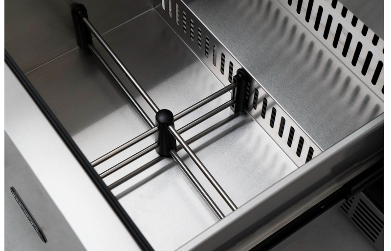 Bull Double Drawer Premium Outdoor Rated S/Steel Fridge 150Lts