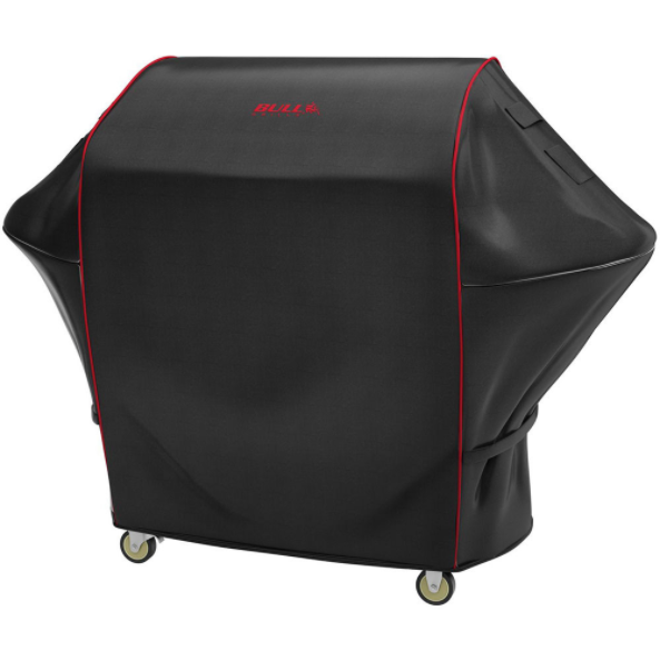 60cm Bull Steer Cart Premium Cover (BLACK WITH RED PIPING)