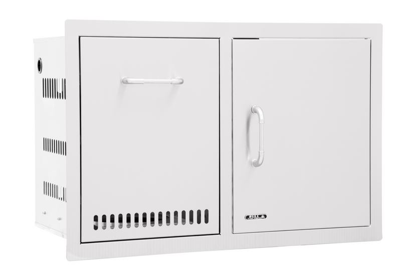 Bull Door/Propane Drawer Combo Stainless Steel -76cm