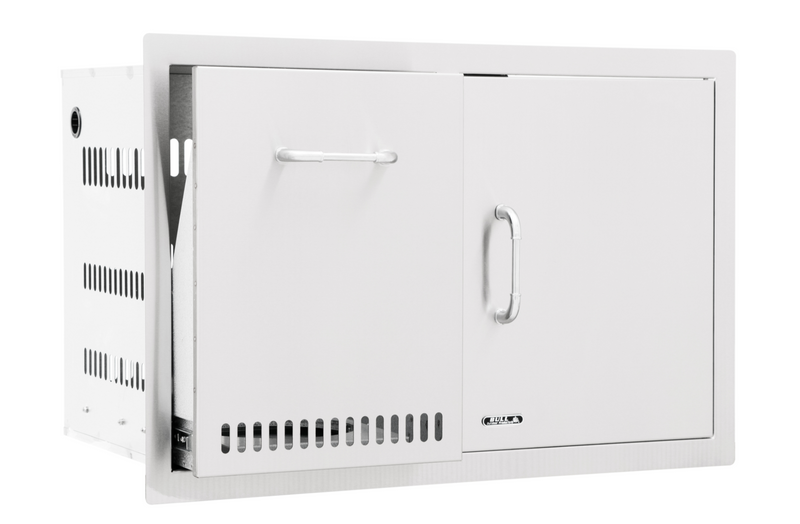Bull Door/Propane Drawer Combo Stainless Steel -76cm